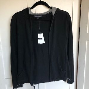 NWT Banana Republic Black Cashmere Blend Hoodie